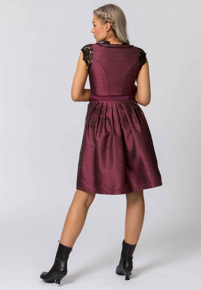 Stockerpoint Dirndl Sanja bordeaux 32 Großer Ausverkauf