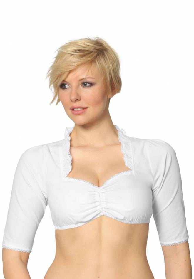 Stockerpoint Bluse B-1015 weiss 34 Begrenztes Angebot
