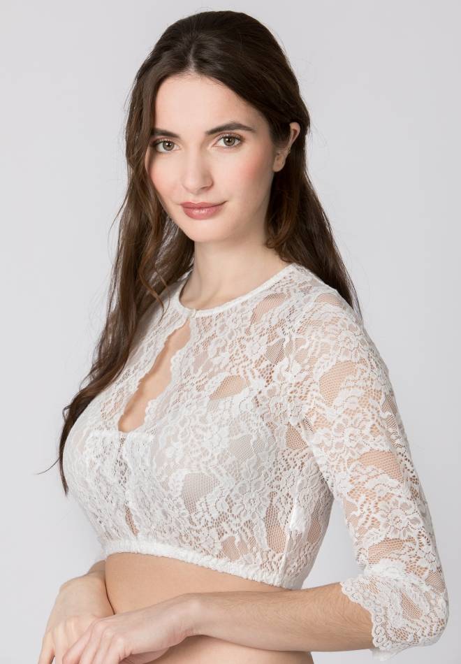Stockerpoint Dirndlbluse Smilla creme 34 Begrenzte Freigabe