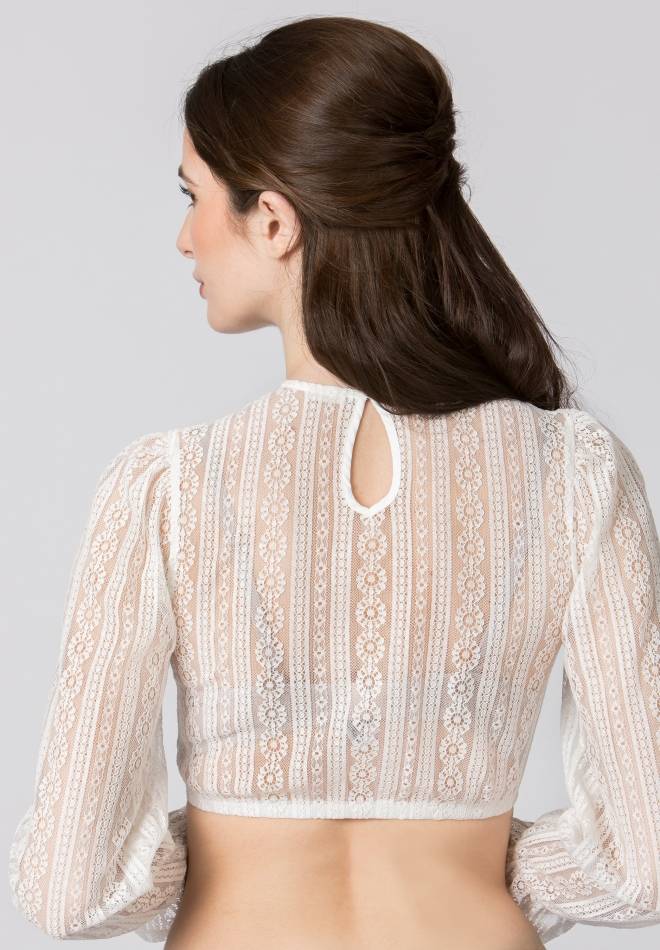 Stockerpoint Dirndlbluse Kalinka creme 34 Letzte 3 Tage
