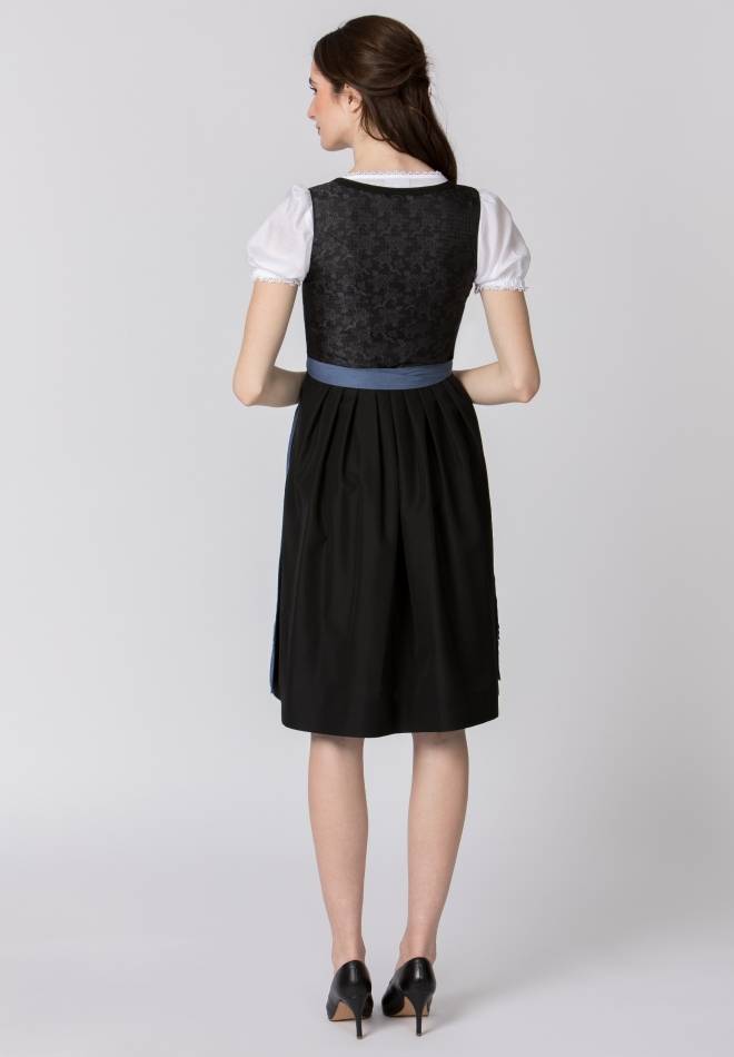 Stockerpoint Schürze Mina rauchblau 1 (34-38) Fabrik Onlineshop