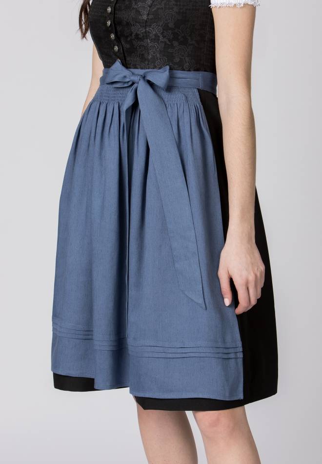 Stockerpoint Schürze Mina rauchblau 1 (34-38) Fabrik Onlineshop