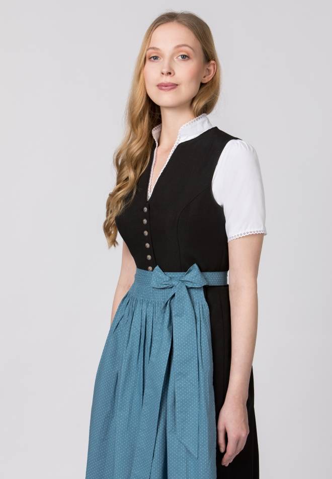 Stockerpoint Schürze Molina rauchblau 1 (34-38) Weihnachtsangebot