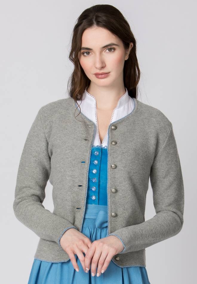 Stockerpoint Jacke Marissa grau-hellblau 34 Exklusive Angebote