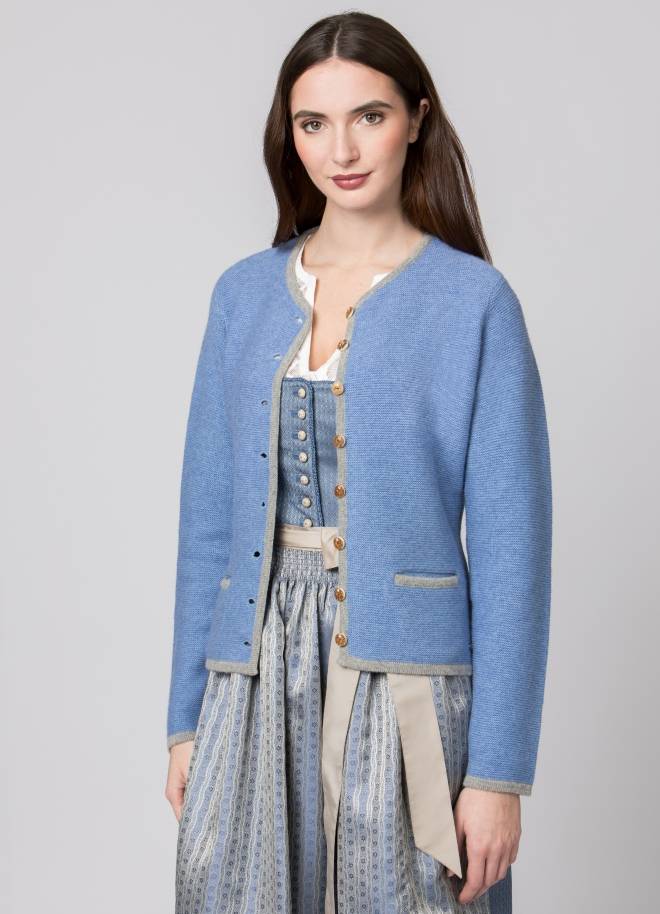 Stockerpoint Jacke Caro bleu-hellgrau 36 Räumungsverkauf