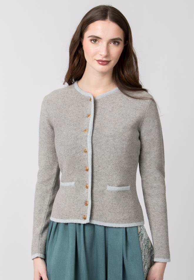 Stockerpoint Jacke Caro grau-hellblau 34 Kauf eins, bekomm eins gratis