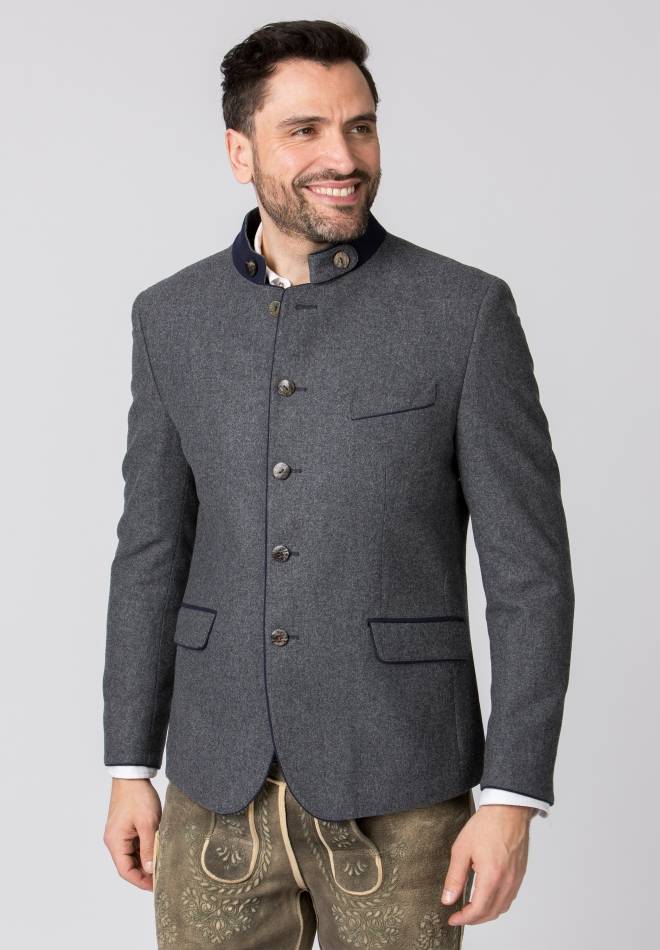 Stockerpoint Jacke Luciano stein-blau 44 Bis zu 60% Rabatt