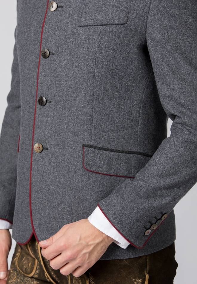 Stockerpoint Jacke Luciano stein-rot 44 Nur für heute