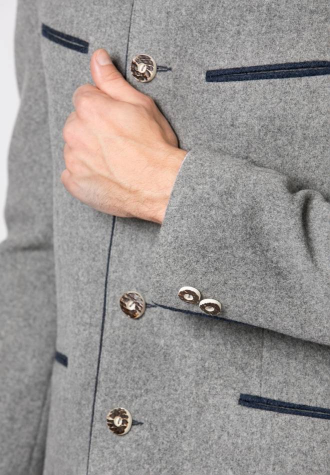 Stockerpoint Jacke Stachus hellgrau-blau 52 Nur noch ein Tag übrig