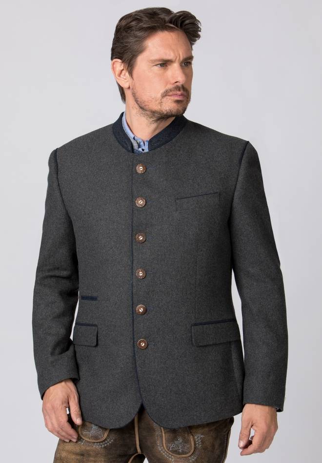 Stockerpoint Jacke Titus grau-blau 46 Clearance-Verkauf