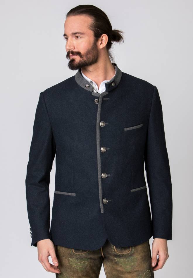 Stockerpoint Jacke Quintus blau-stein 46 Kostenloser Versand international