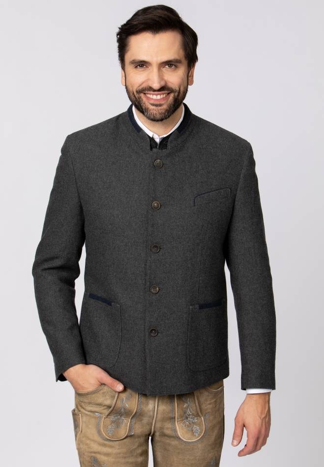 Stockerpoint Jacke Samuel grau-blau 44 Black Friday Preise