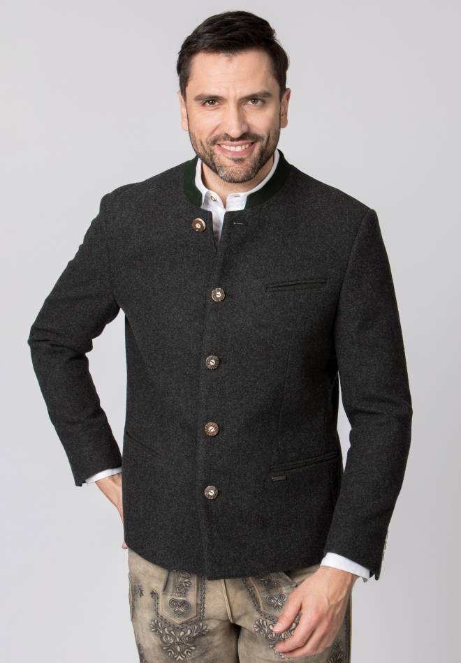 Stockerpoint Jacke Conrad anthrazit-tanne 44 Verkauf