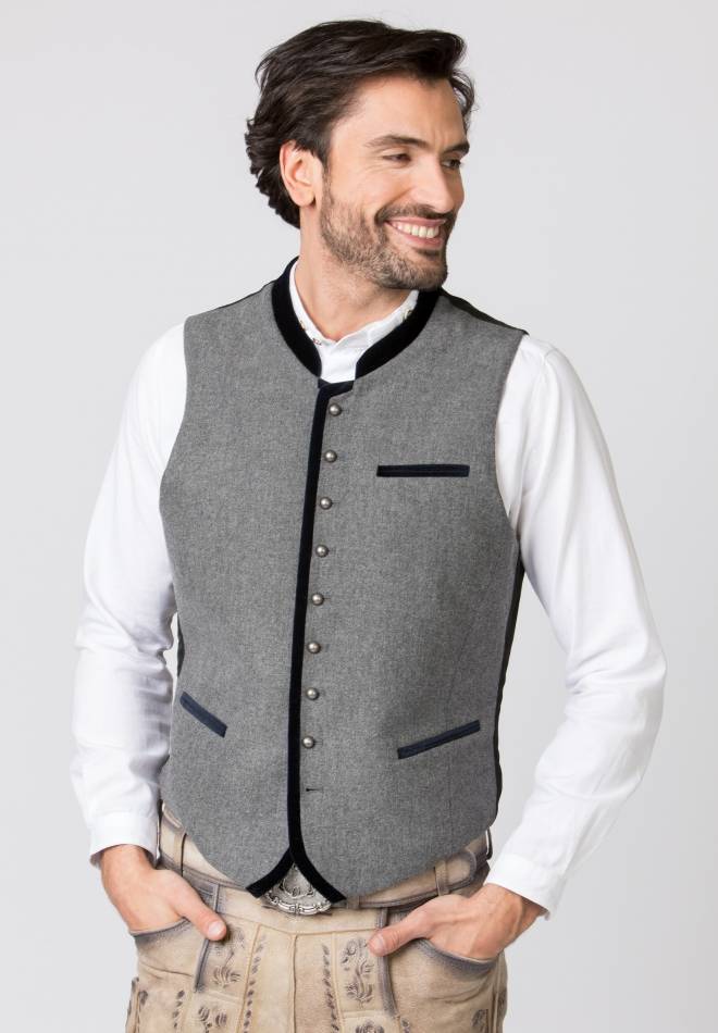 Stockerpoint Weste Alonso grau-nachtblau 46 Rabatt