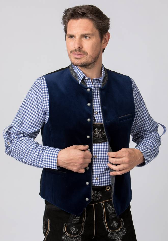 Stockerpoint Weste Lorenzo indigo 52 Jubiläumsangebot