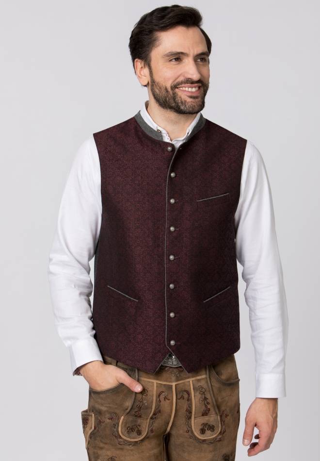 Stockerpoint Weste Marino bordeaux 48 Kostenlose Rückgabe