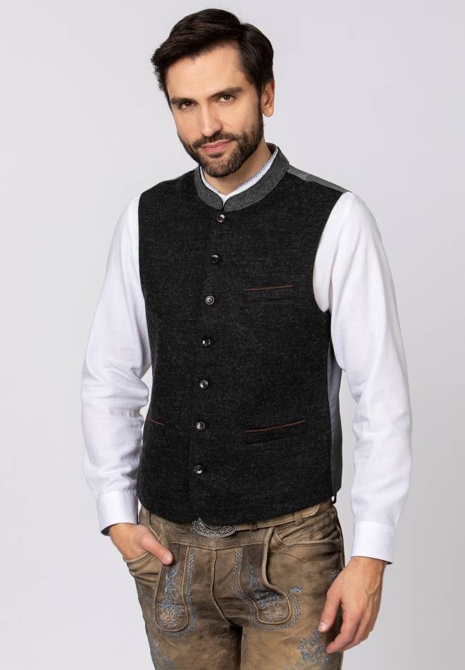 Stockerpoint Weste Jules anthrazit-grau 46 Neueste Stile
