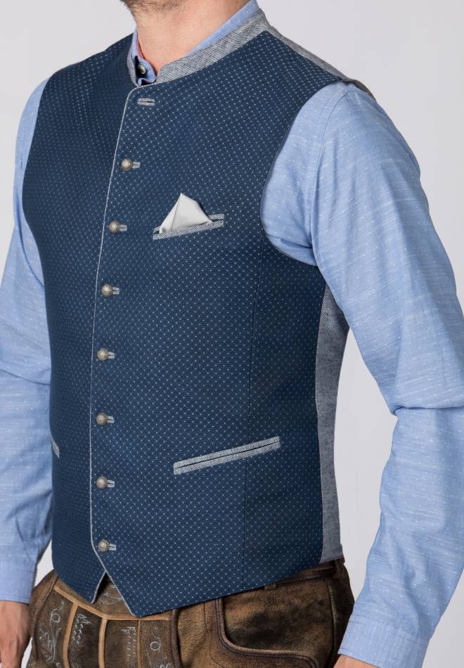 Stockerpoint Weste Markus blau 44 Fabrik Onlineshop