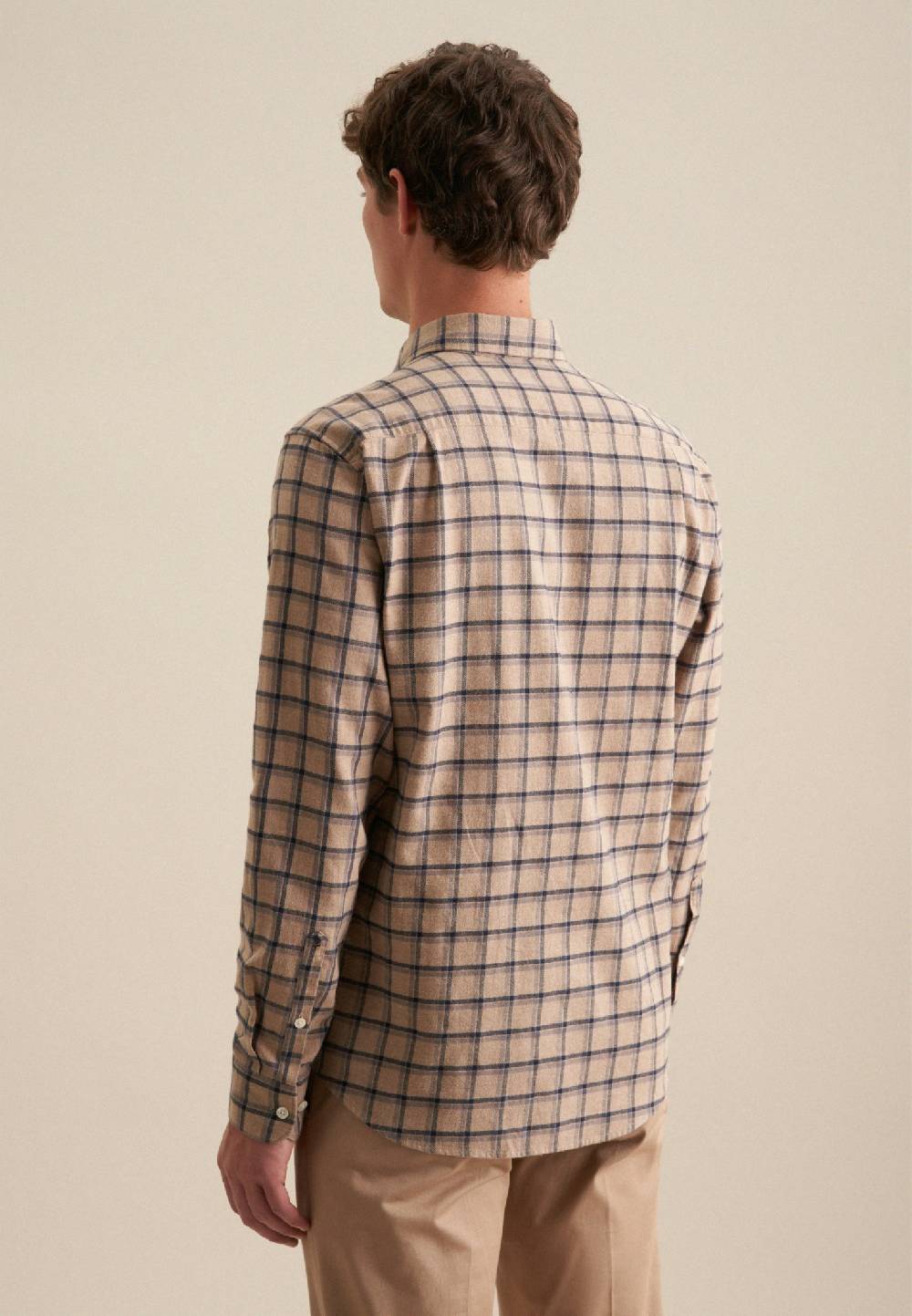 Studio Seidensticker Flanell Casual Hemd in Regular mit Button-Down-Kragen zollfrei
