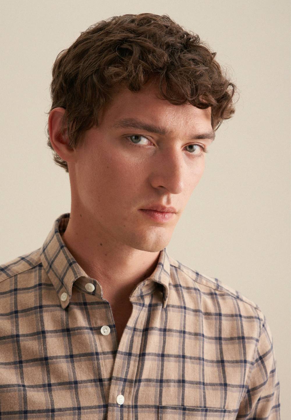 Studio Seidensticker Flanell Casual Hemd in Regular mit Button-Down-Kragen zollfrei