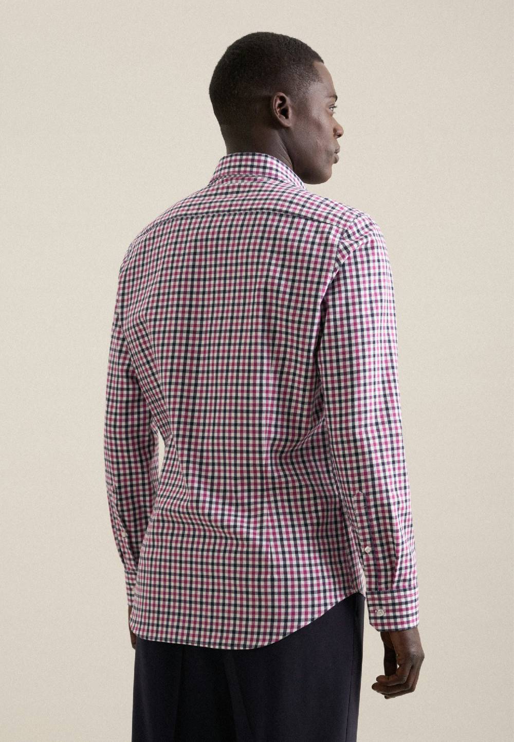 Studio Seidensticker Flanell Flanellhemd in Shaped mit Button-Down-Kragen Auslauf