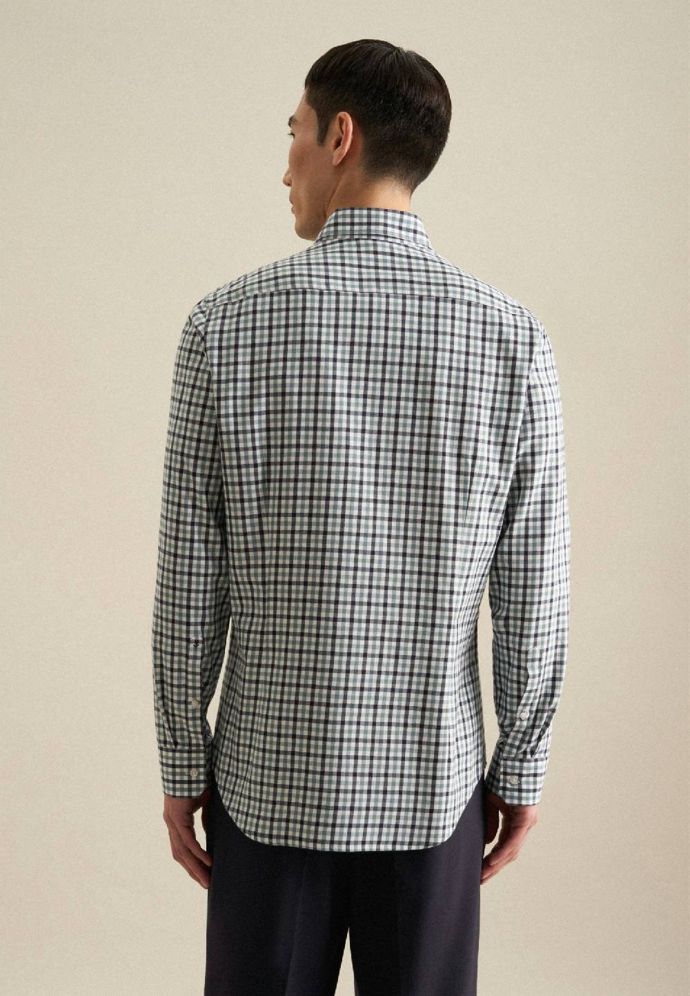 Studio Seidensticker Flanell Flanellhemd in Shaped mit Button-Down-Kragen Verkauf