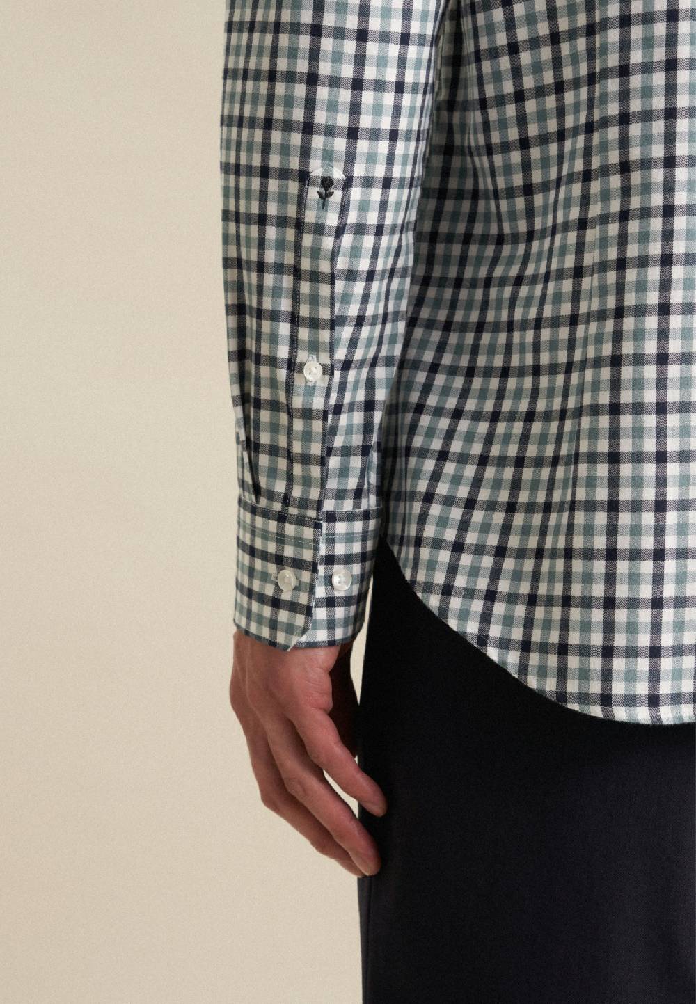 Studio Seidensticker Flanell Flanellhemd in Shaped mit Button-Down-Kragen Verkauf