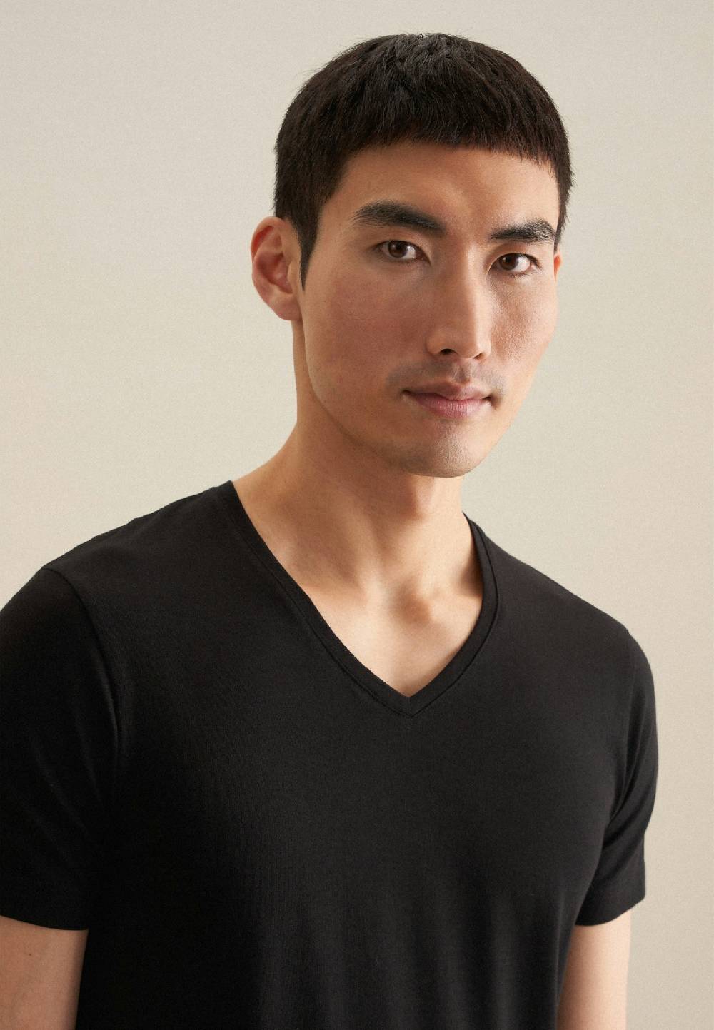 Studio Seidensticker V-Neck T-Shirt Slim fit Online Outlet