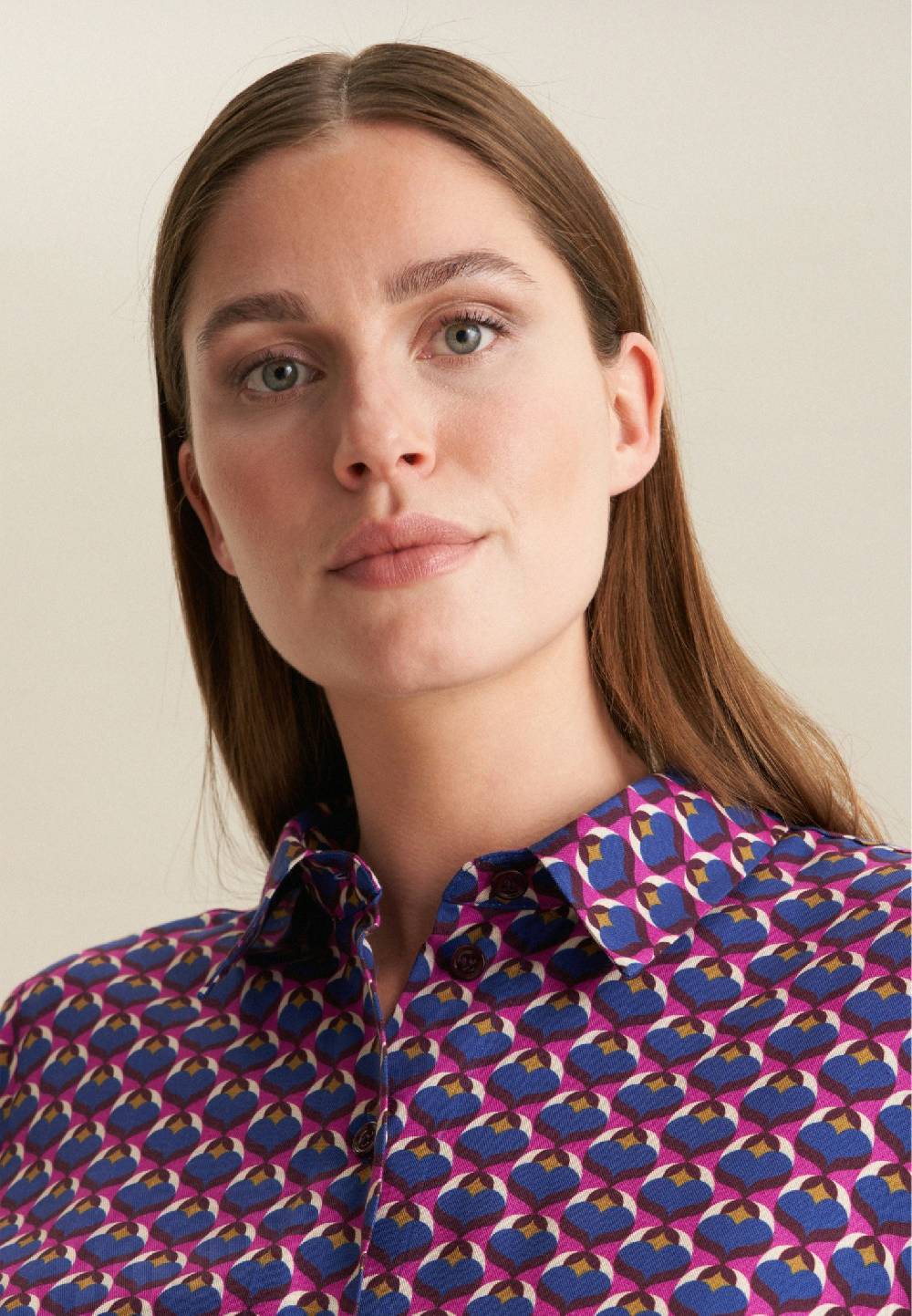 Studio Seidensticker Twill Hemdbluse im Angebot