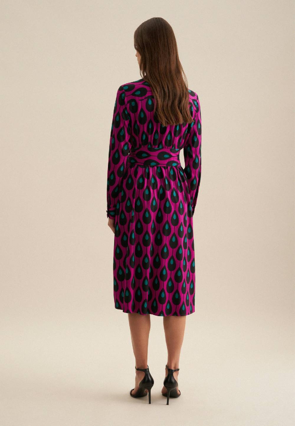 Studio Seidensticker Twill Midi Kleid Fabrik Onlineshop