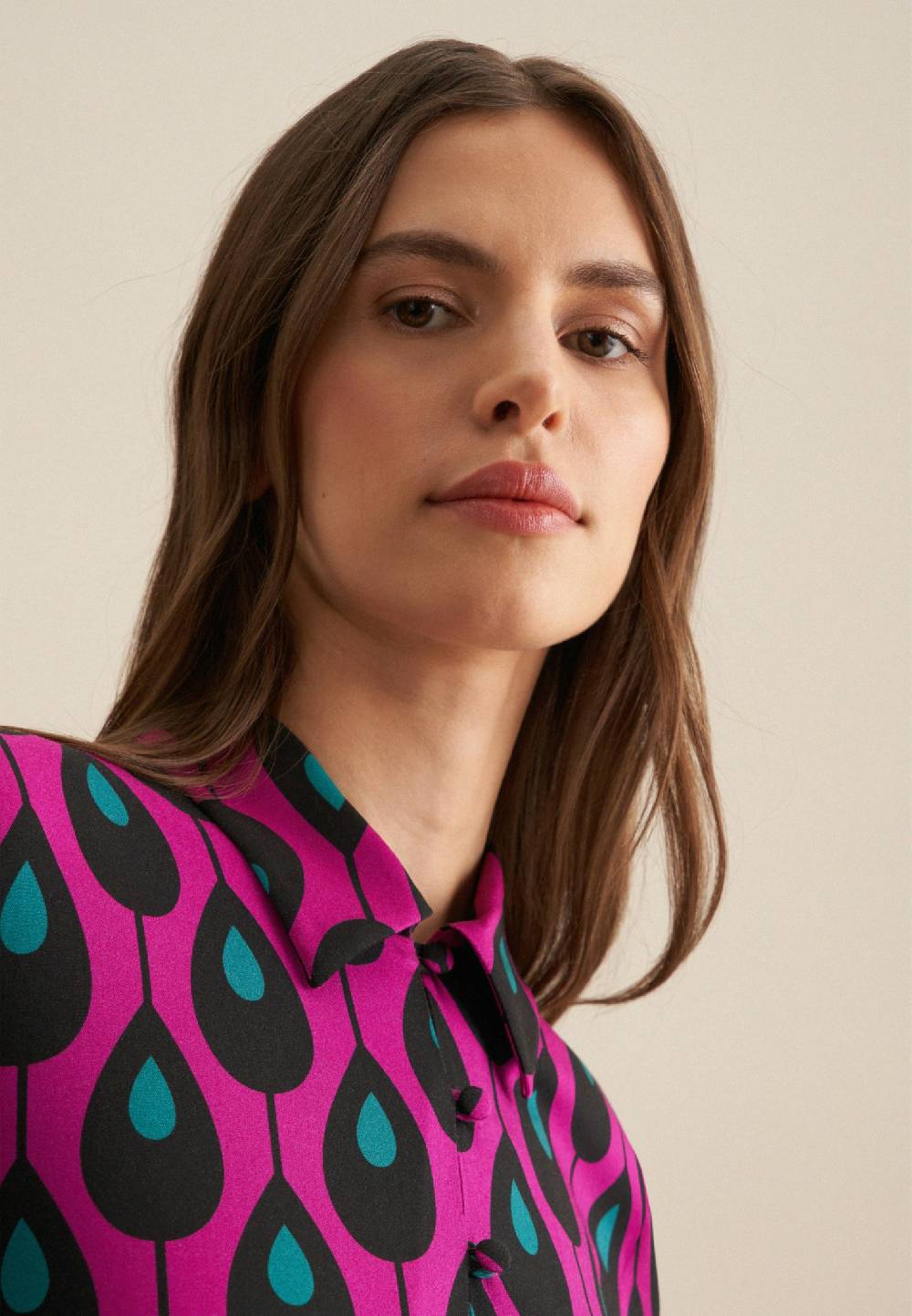 Studio Seidensticker Twill Midi Kleid Fabrik Onlineshop