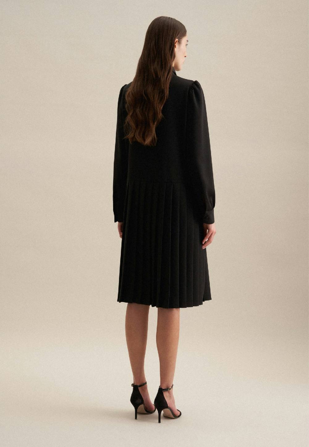 Studio Seidensticker Krepp Midi Kleid Black Friday Preise