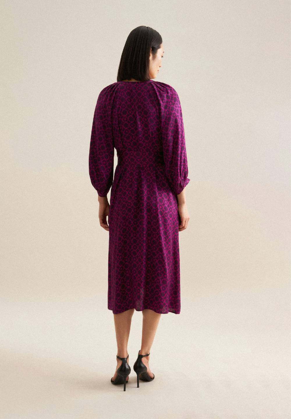 Studio Seidensticker Twill Midi Kleid 50% Rabatt für begrenzte Zeit