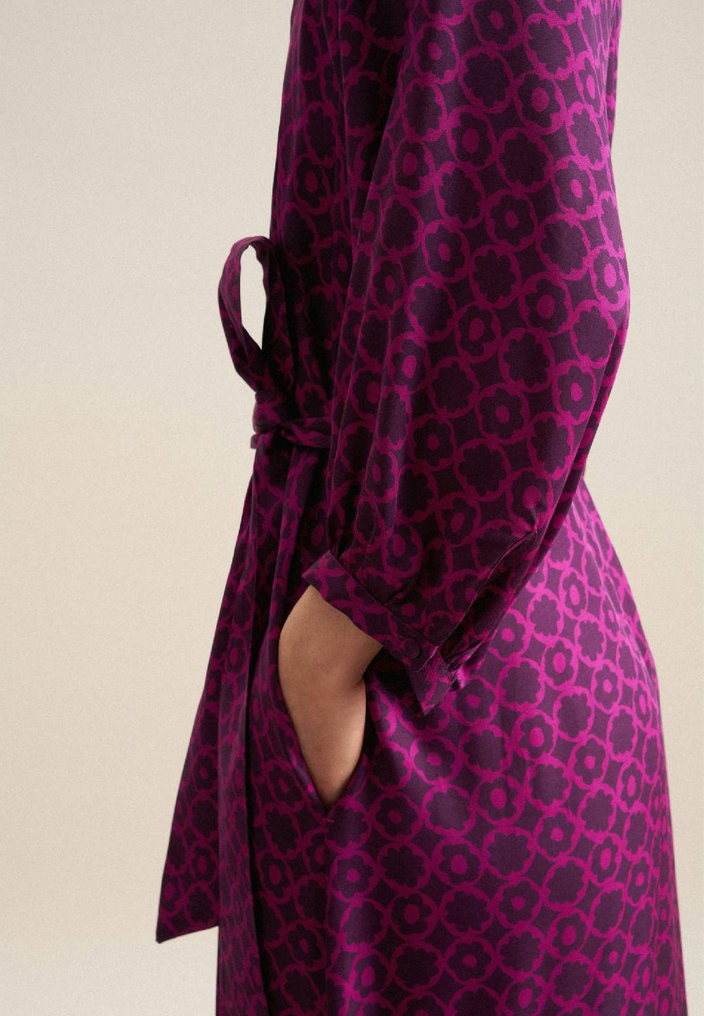 Studio Seidensticker Twill Midi Kleid 50% Rabatt für begrenzte Zeit