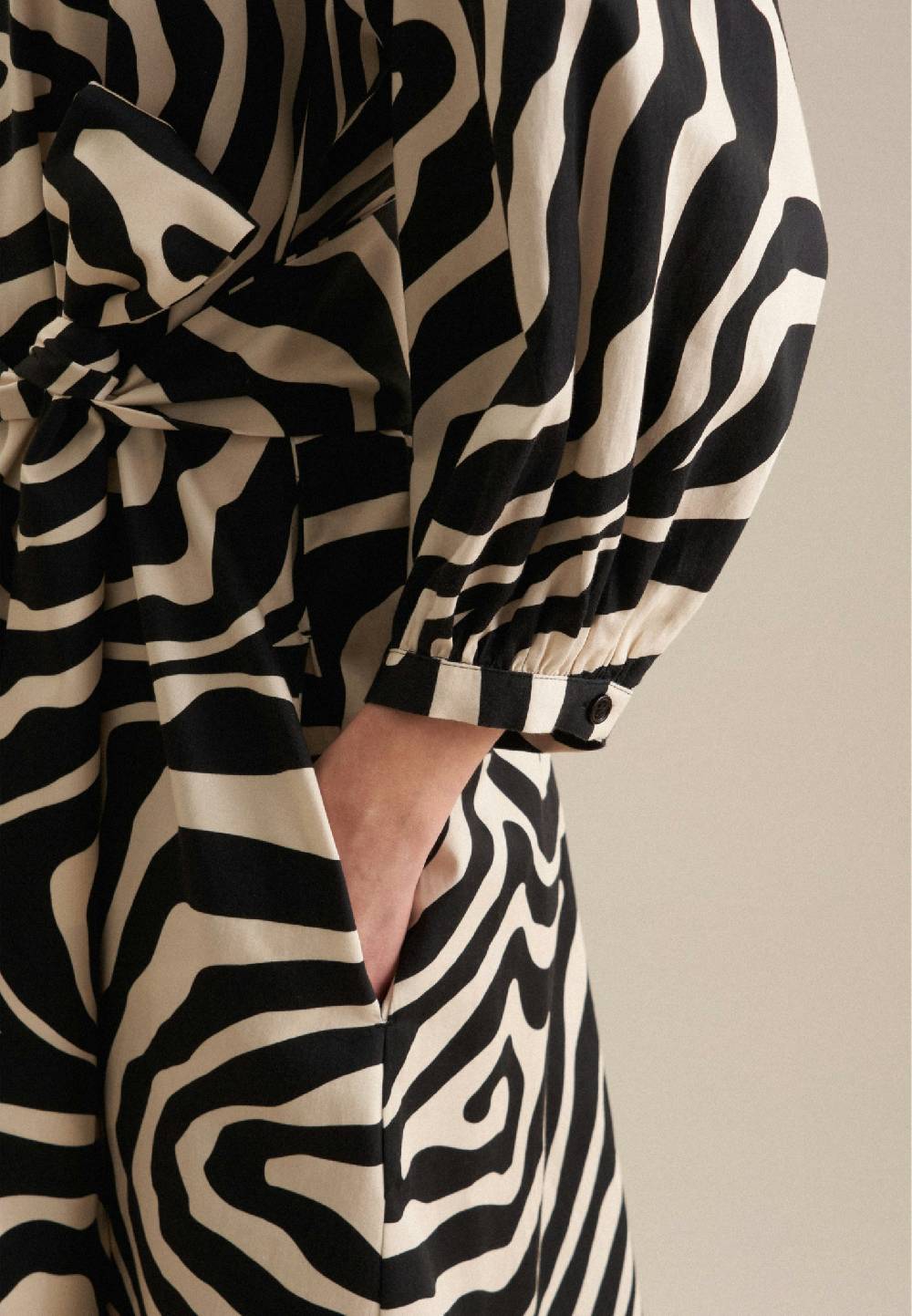 Studio Seidensticker Satin Midi Kleid Auslauf