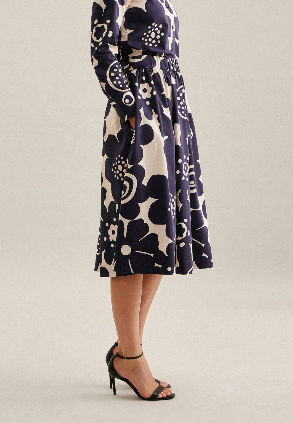 Studio Seidensticker Satin Midi Rock Bis zu 60% Rabatt