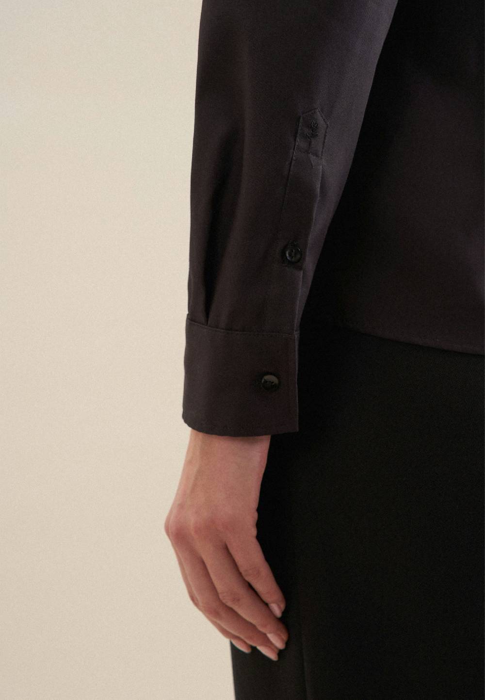 Studio Seidensticker Bügelfreie Fil a fil Hemdbluse Vierteljährliche Förderung