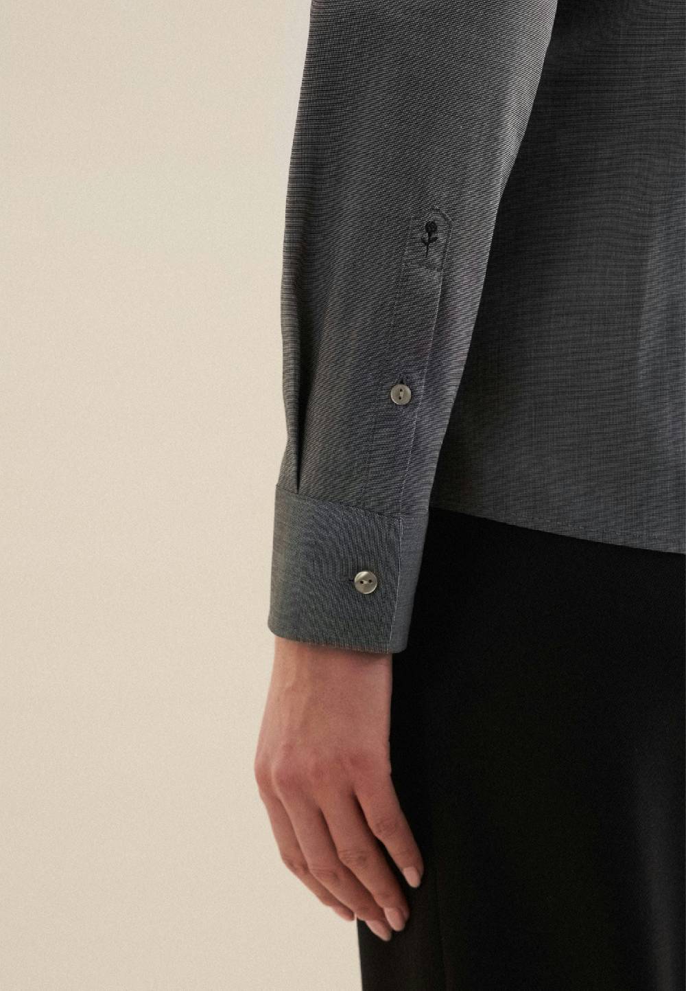 Studio Seidensticker Bügelfreie Fil a fil Hemdbluse Bis zu 55% Rabatt