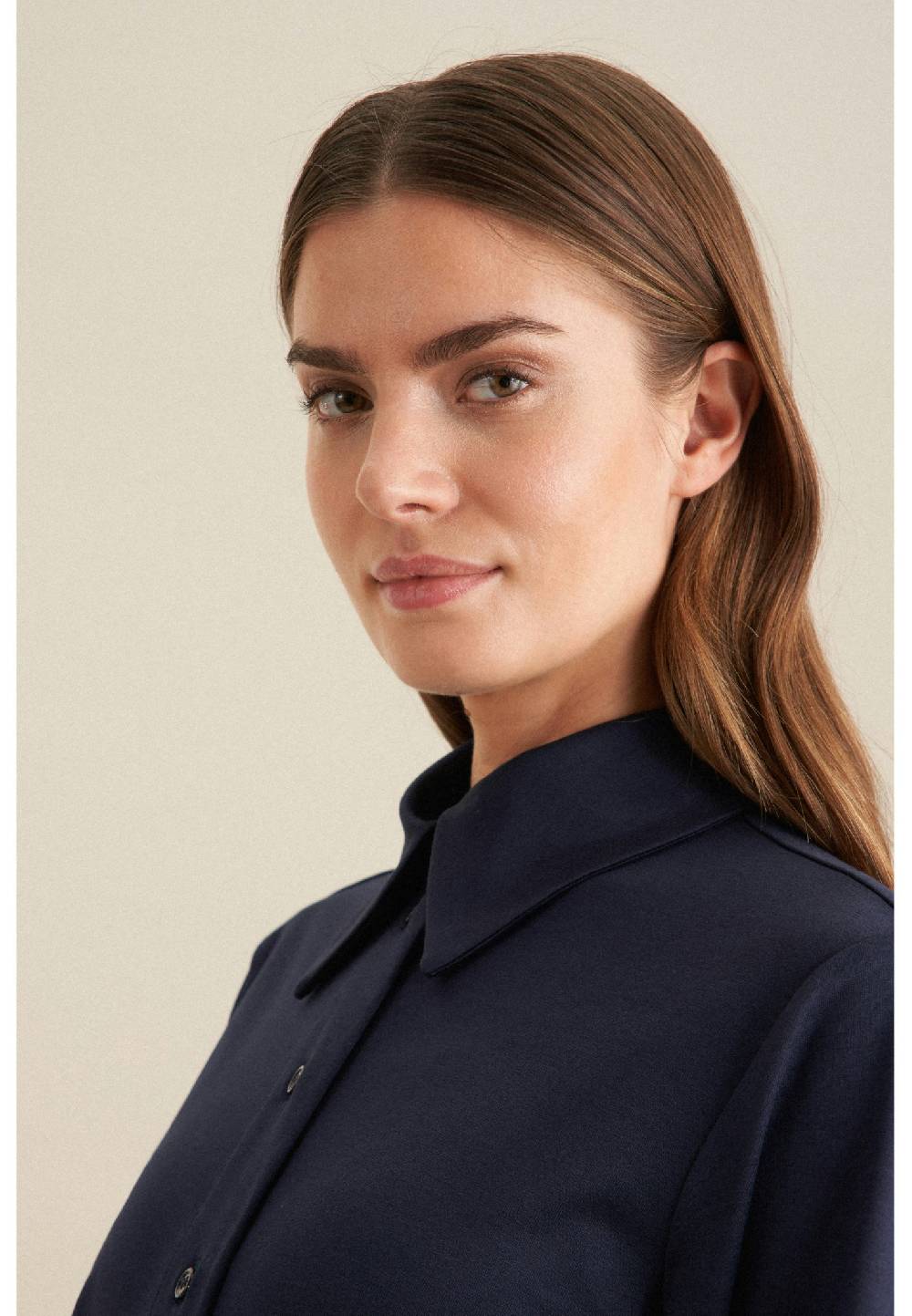 Studio Seidensticker Jersey Hemdbluse 50% Rabatt für begrenzte Zeit