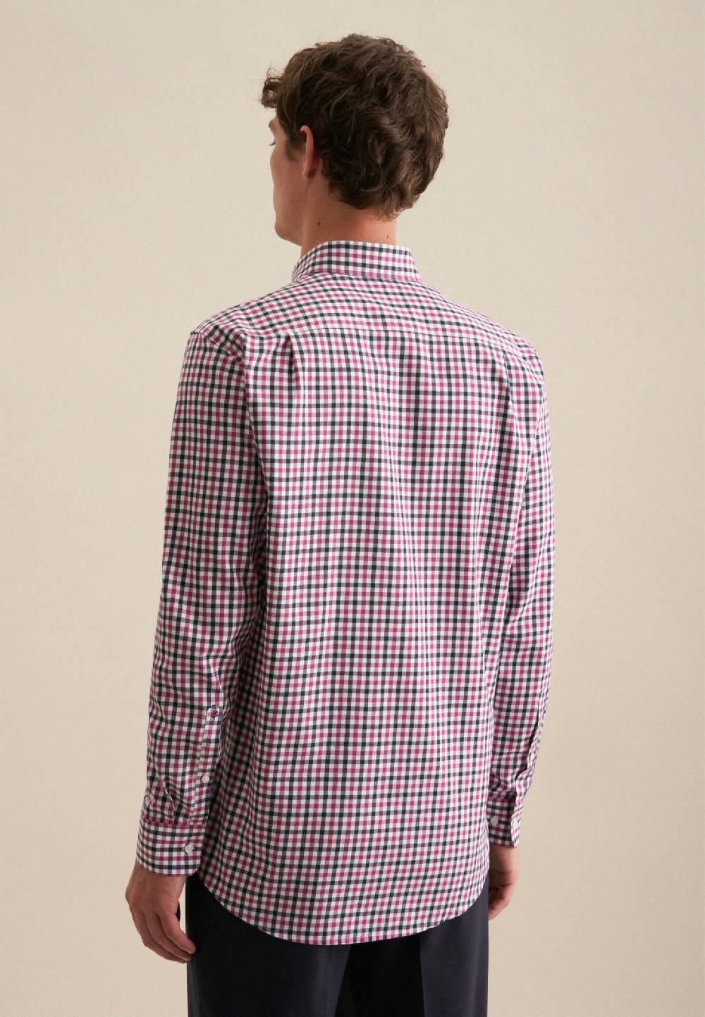 Studio Seidensticker Flanell Flanellhemd in Comfort mit Button-Down-Kragen Sonderangebot