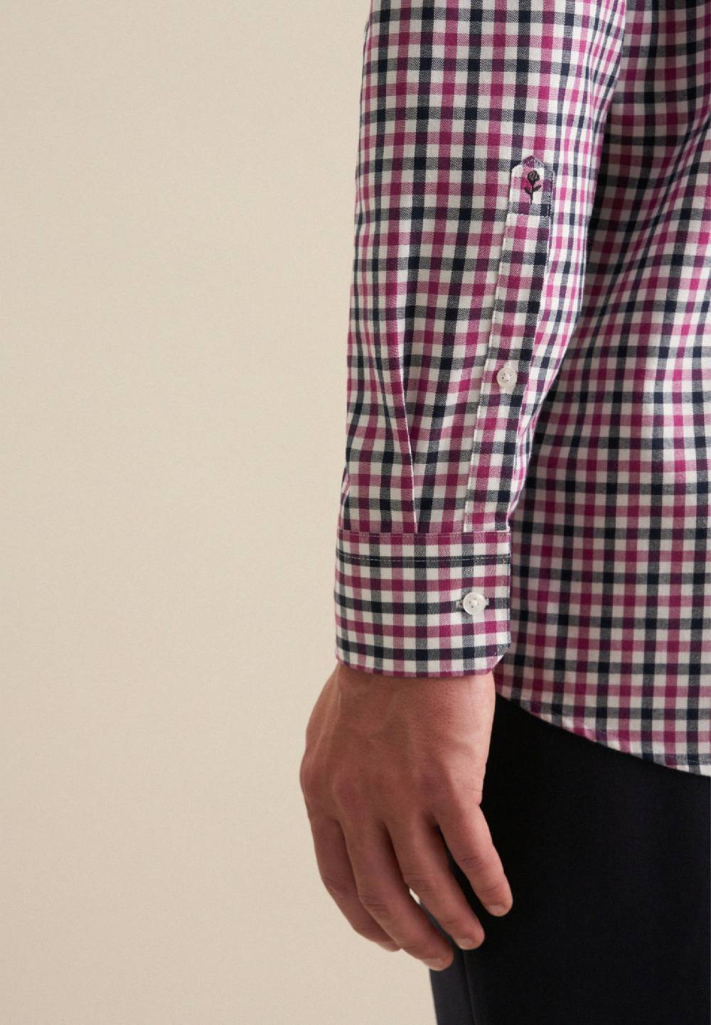 Studio Seidensticker Flanell Flanellhemd in Comfort mit Button-Down-Kragen Sonderangebot