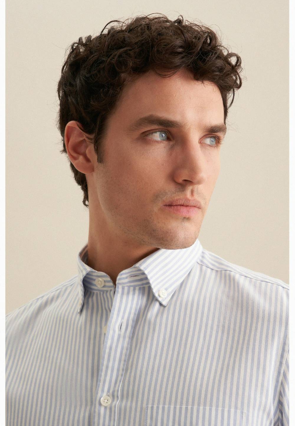 Studio Seidensticker Twill Casual Hemd in Slim mit Button-Down-Kragen Versandkostenfrei