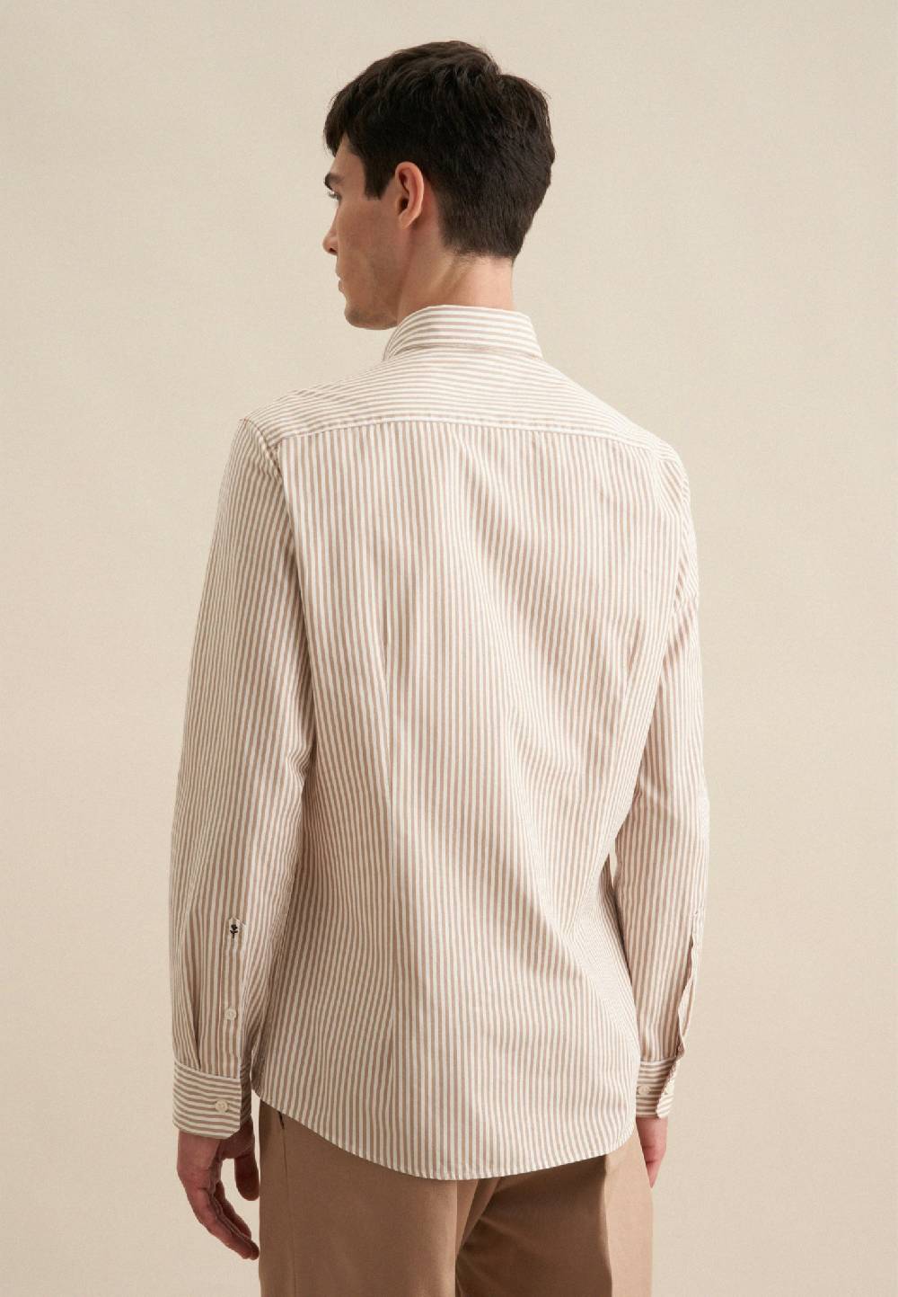 Studio Seidensticker Twill Casual Hemd in Slim mit Button-Down-Kragen Großer Ausverkauf