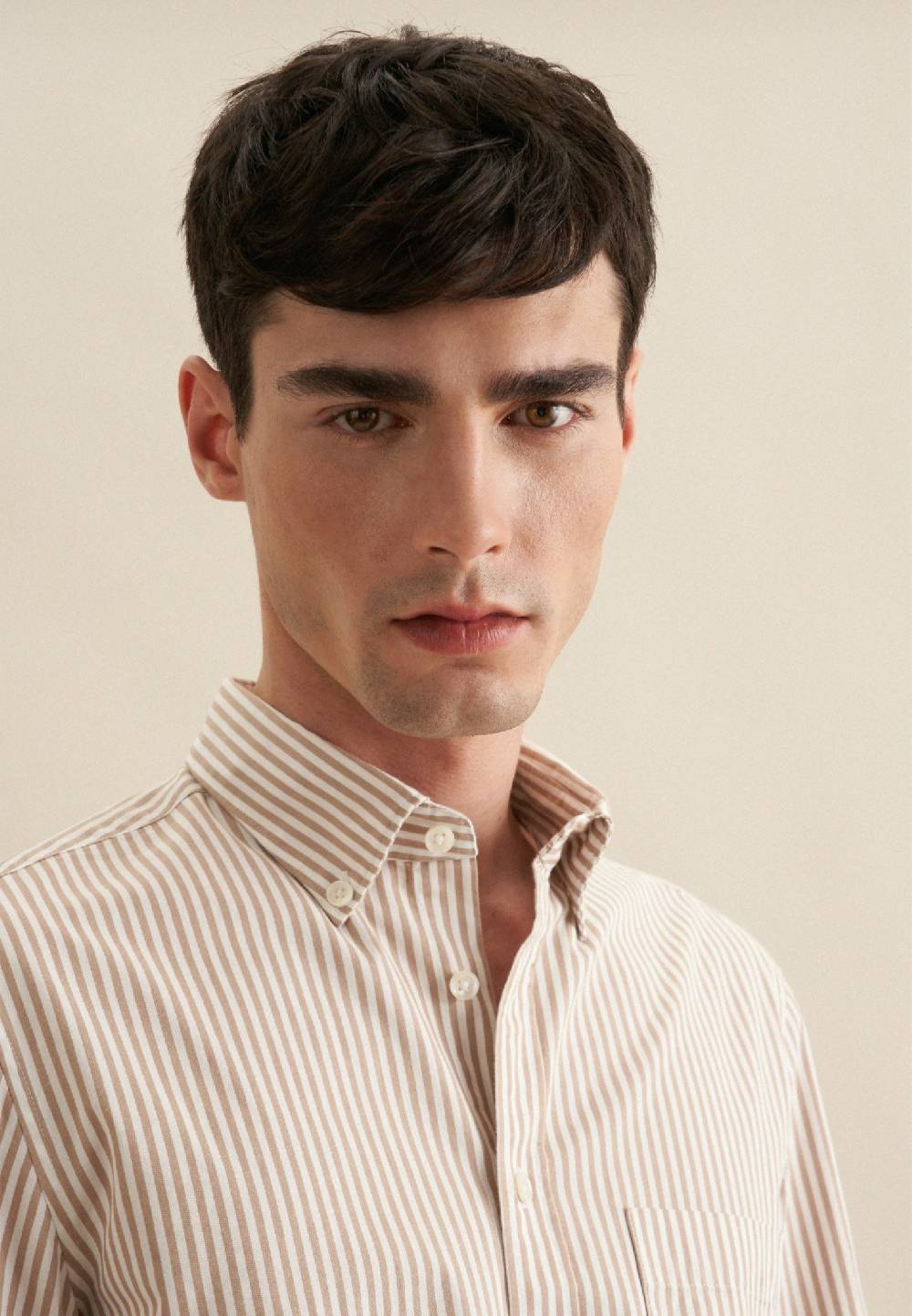 Studio Seidensticker Twill Casual Hemd in Slim mit Button-Down-Kragen Großer Ausverkauf