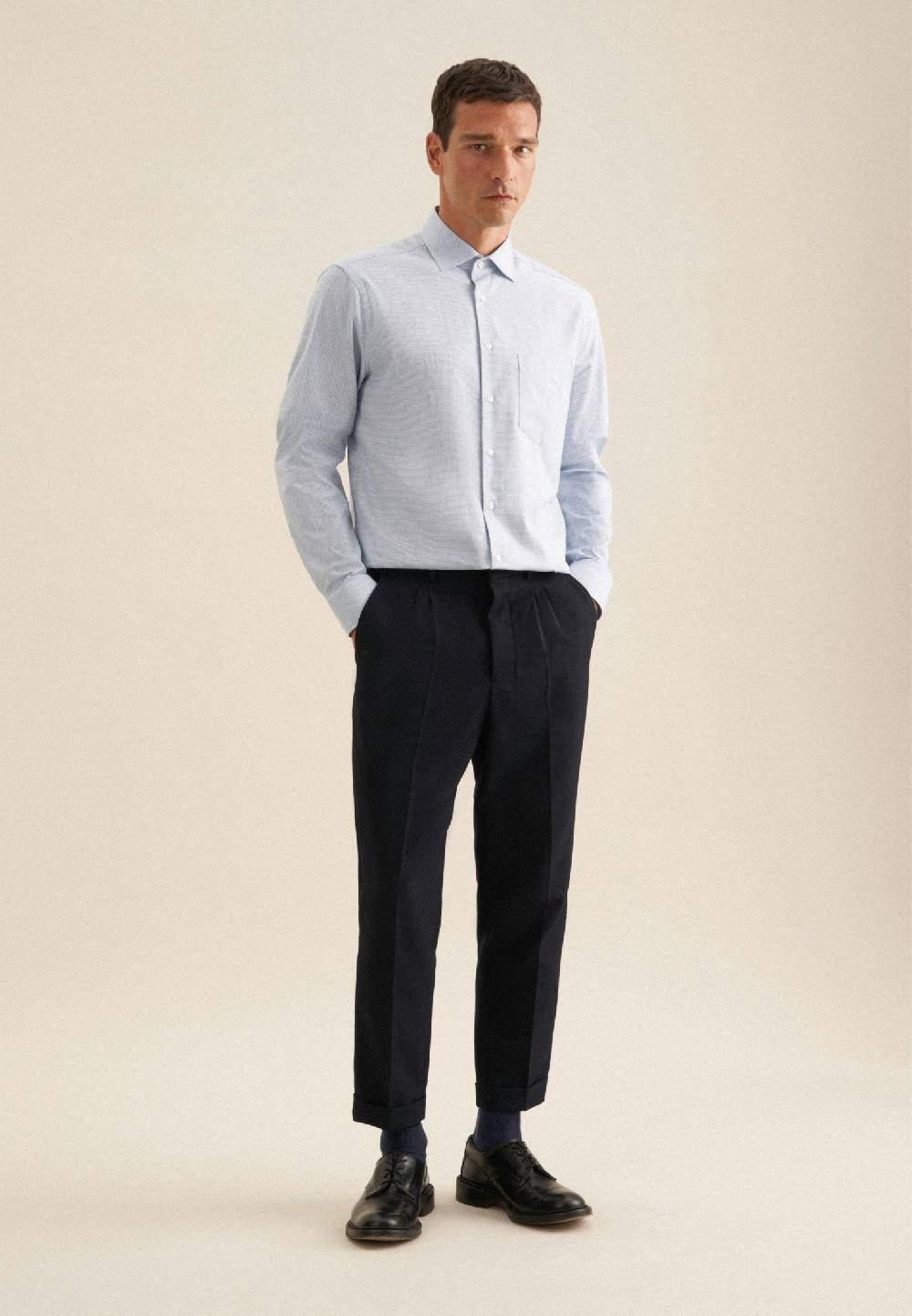 Studio Seidensticker Flanell Flanellhemd in Regular mit Kentkragen Online Shopping