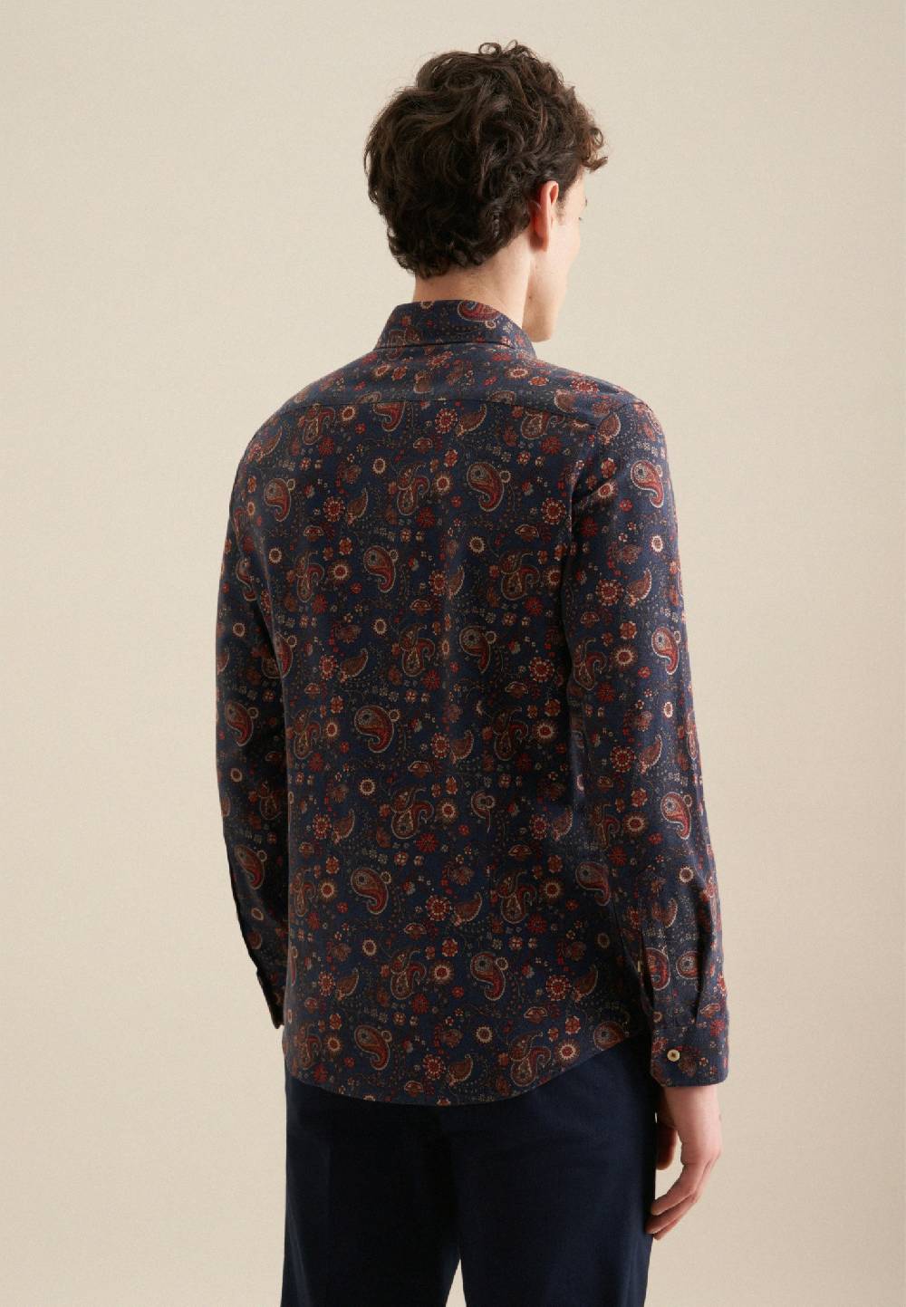 Studio Seidensticker Flanell Casual Hemd in Slim mit Kentkragen Exklusivangebot