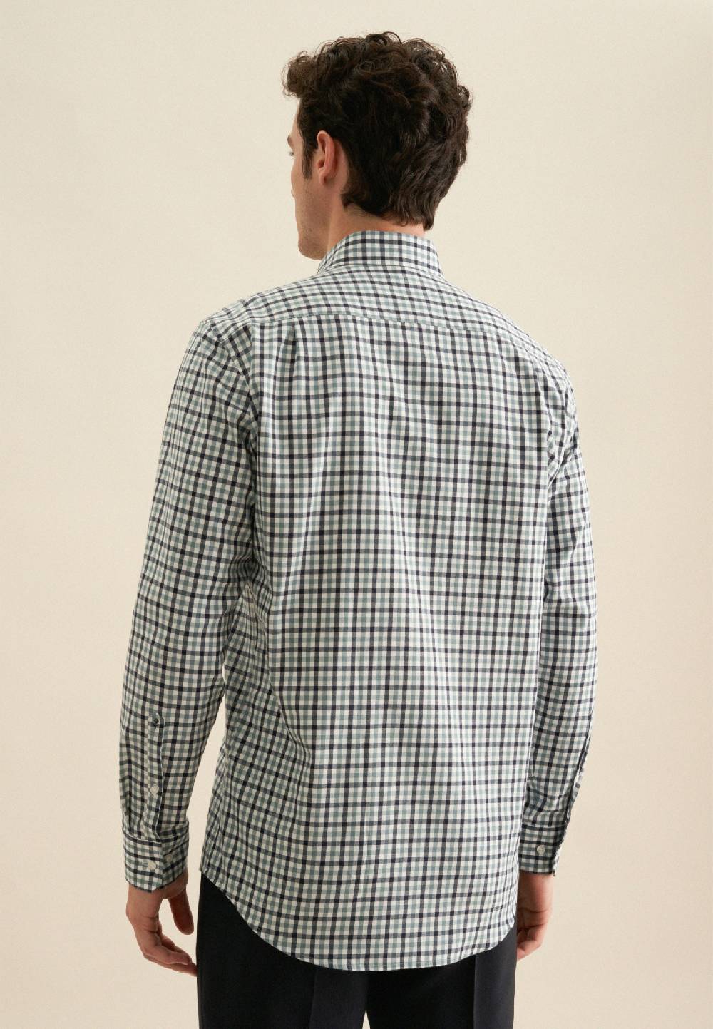 Studio Seidensticker Flanell Flanellhemd in Regular mit Button-Down-Kragen Saisonschlussverkauf