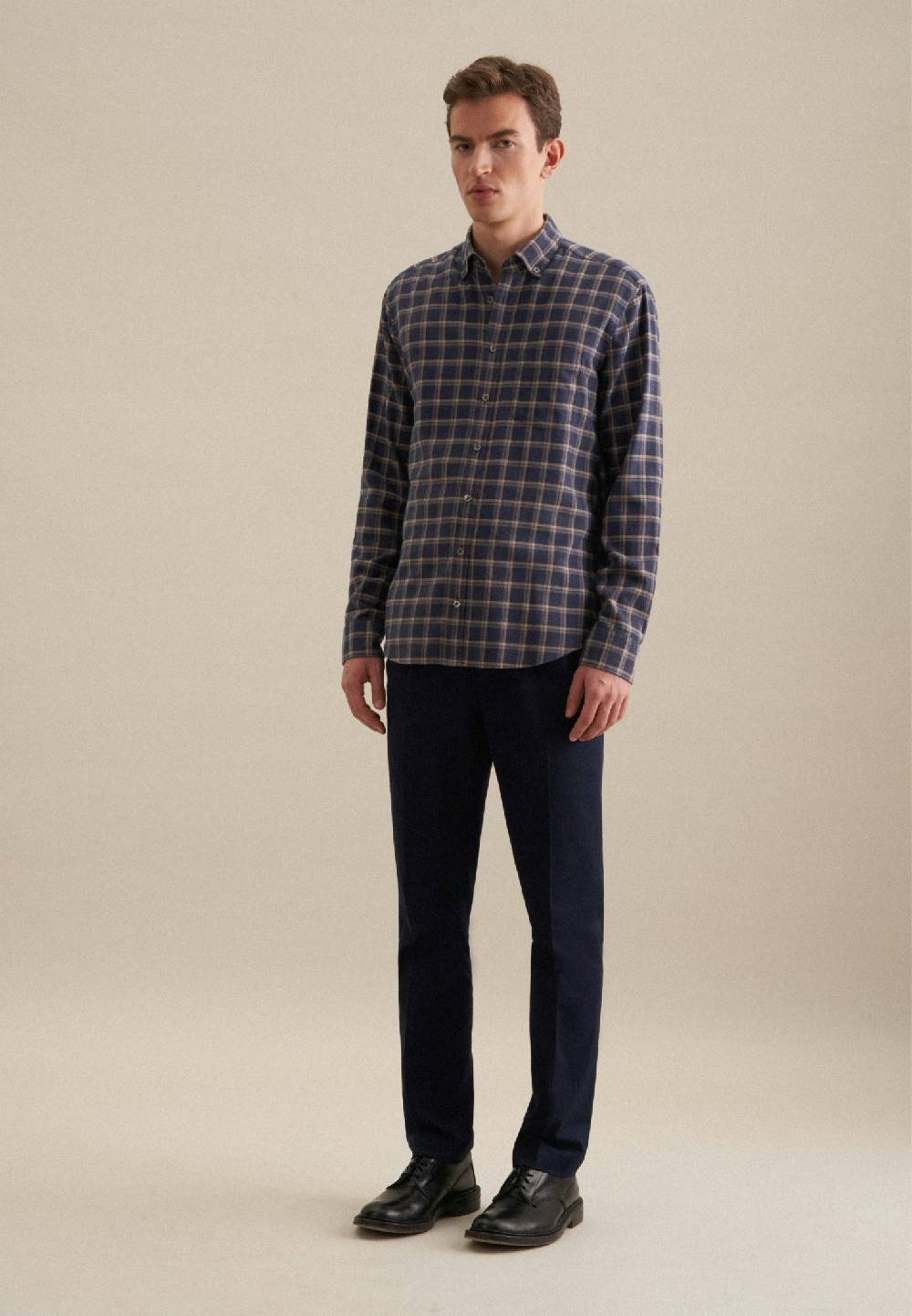 Studio Seidensticker Flanell Casual Hemd in Regular mit Button-Down-Kragen Bestseller