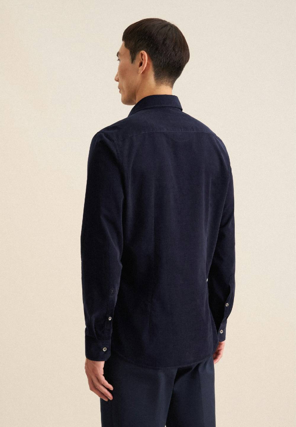 Studio Seidensticker Cord Casual Hemd in Slim mit Kentkragen Riesige Ersparnisse