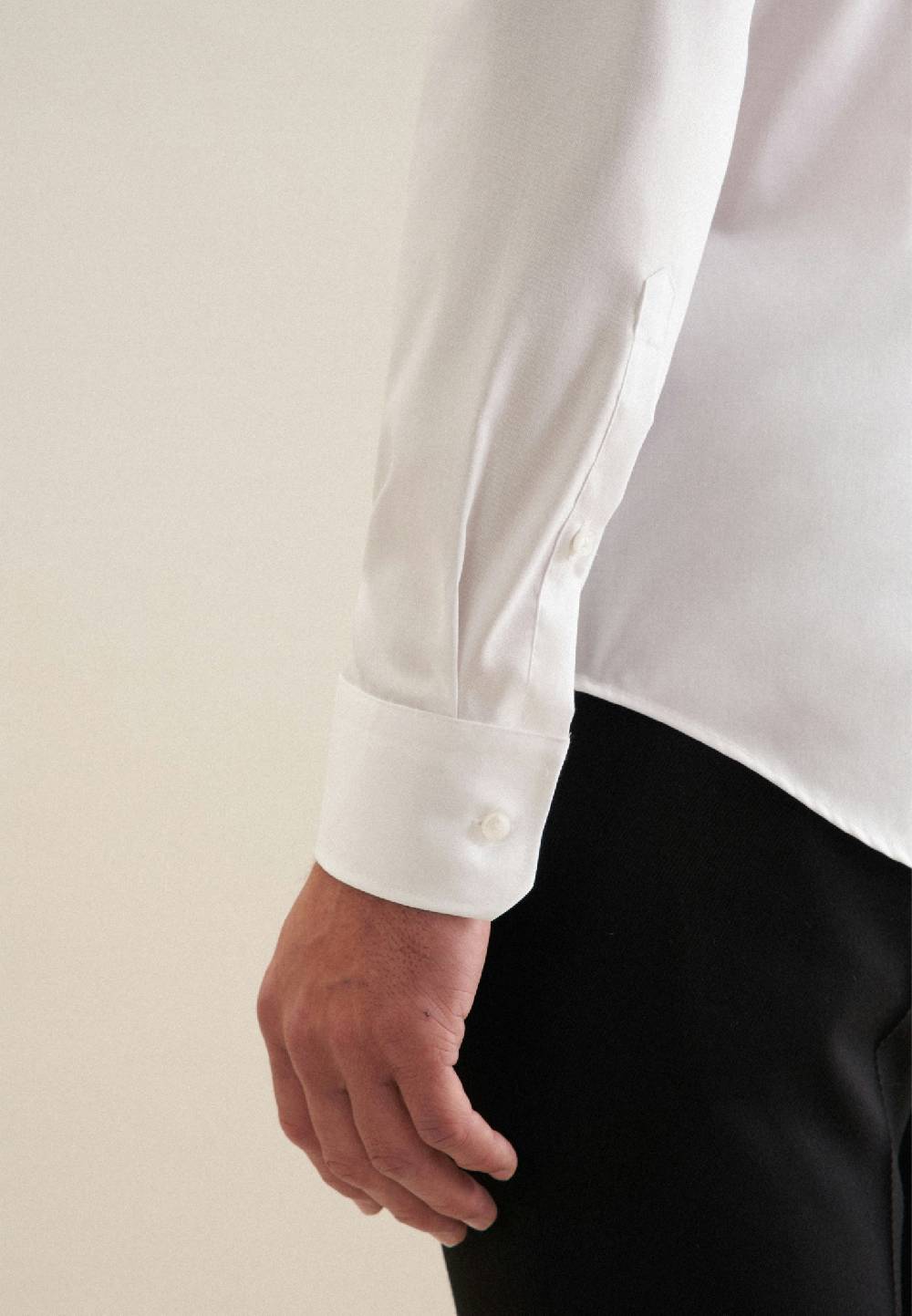 Studio Seidensticker Bügelfreies Twill Business Hemd in Slim mit Kentkragen Letzte 3 Tage